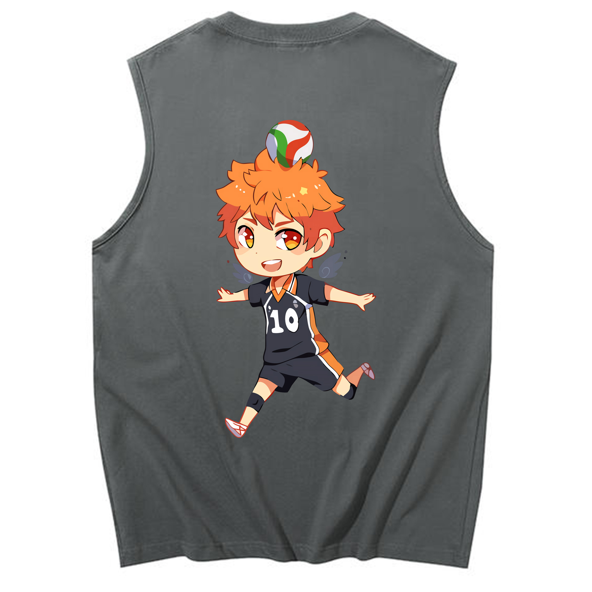（画像用） ハイキュー!! Haikyu!! コットン100％タンクトップ（背面プリント）